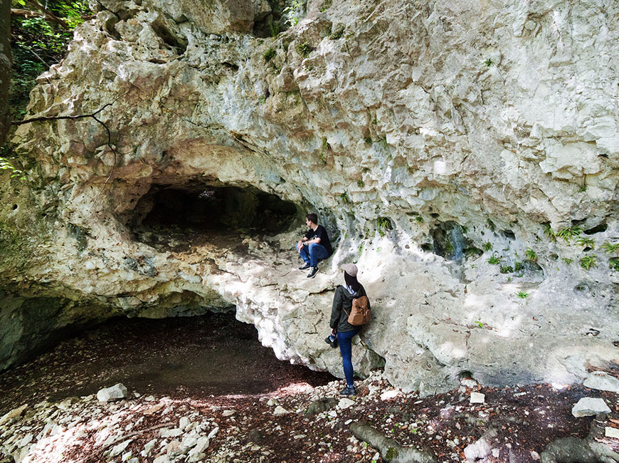 Eiszeitspur Geißenklösterle im Achtal